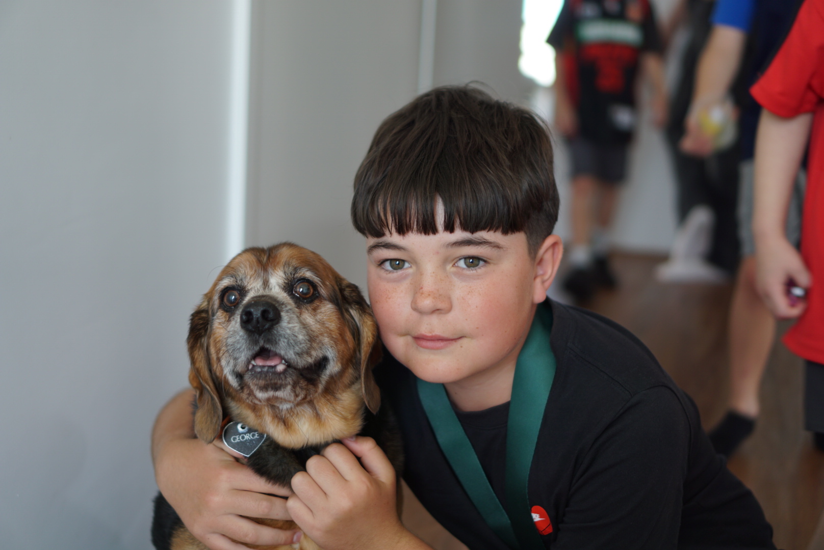 Remy with his dog George